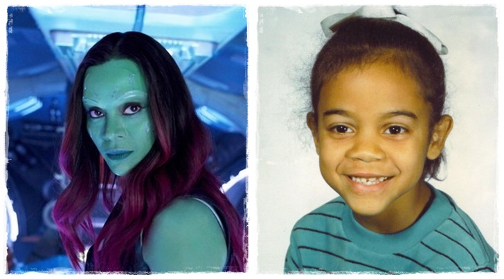 6) Zoe Saldana /Gamora/