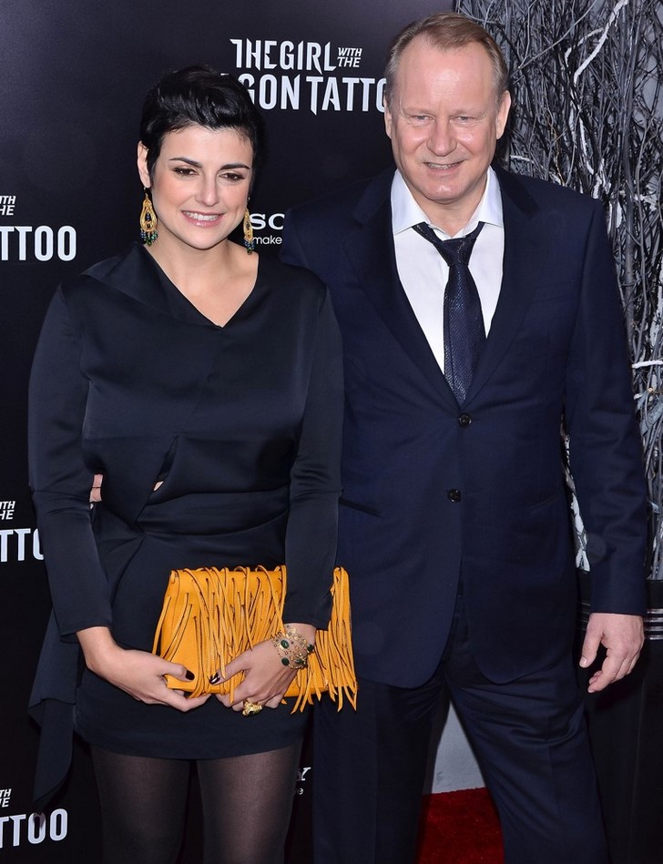 8. Stellan Skarsgård (Erik Selving professzor) és felesége, Megan Everett