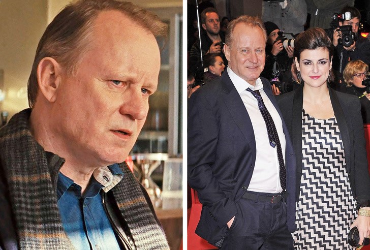 8. Stellan Skarsgård (Erik Selving professzor) és felesége, Megan Everett