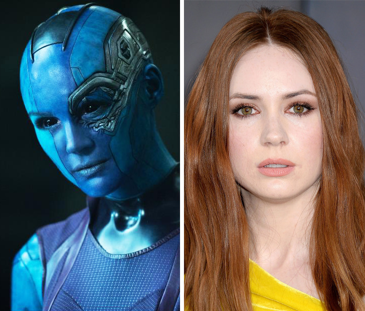 1. Nebula (A galaxis őrzői) — Karen Gillan