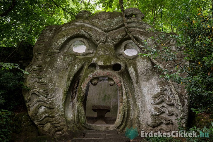 Bomarzo kert/Szörnyek parkja (Sacro Bosco), Olaszország