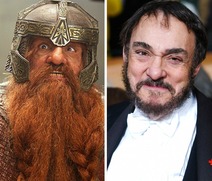 5. Gimli (Gyűrűk ura filmek) — John Rhys-Davies