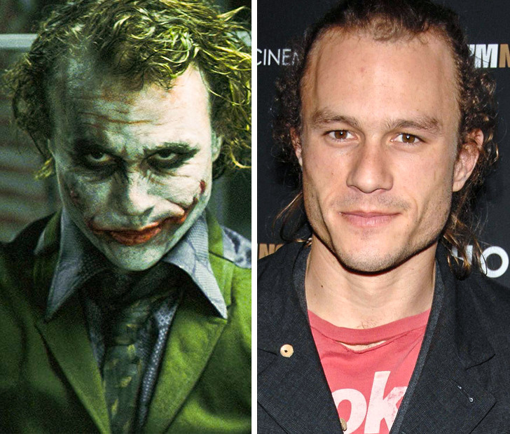 9. Joker (A sötét lovag) — Heath Ledger