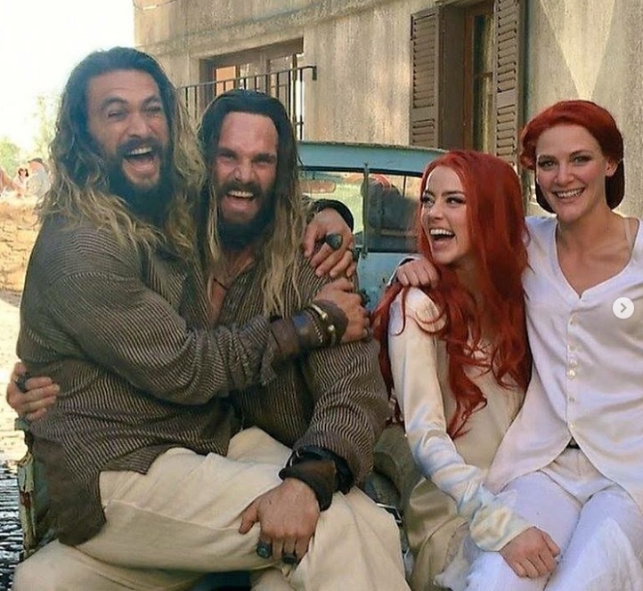 18. Jason Momoa, Amber Heard, Ryan Tarran, Johanna Bennett, Aquaman