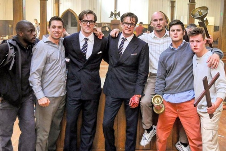 3. Colin Firth és Rick English, Kingsman - A titkos szolgálat