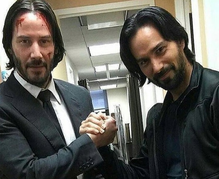 6. Keanu Reeves dublőrével, John Wick