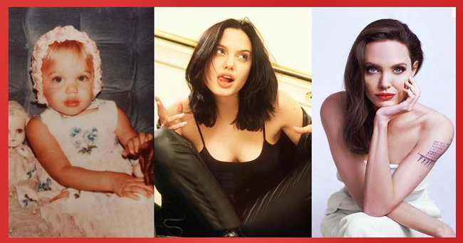 Angelina Jolie így változott meg az évtizedek során